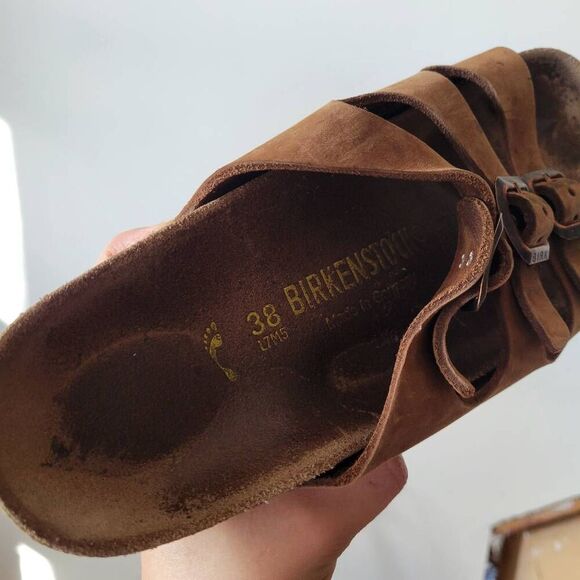 Birkenstock Florida Soft Footbed Sandals – Women’s 38 (7–7.5) Brown - Picture 6 of 9